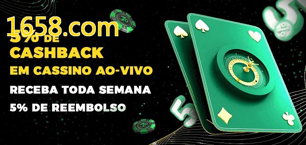 Promoções do cassino ao Vivo 1658.com